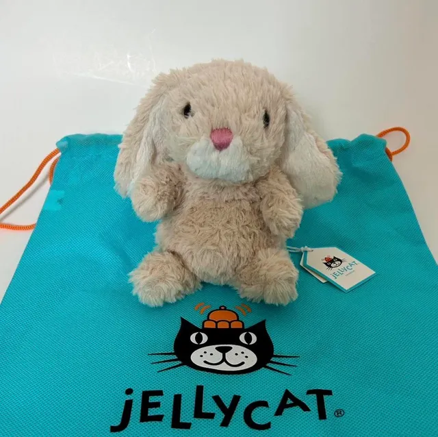 Jellycat Yummy Bunny Plush Stuffed Animal Toy Beige