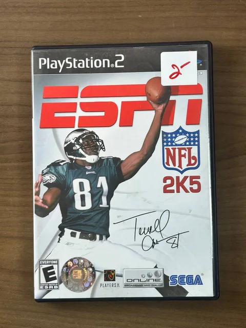 ESPN NFL 2K5 Sony PlayStation 2 PS2 2004 Football Game Disc & Case No Manual