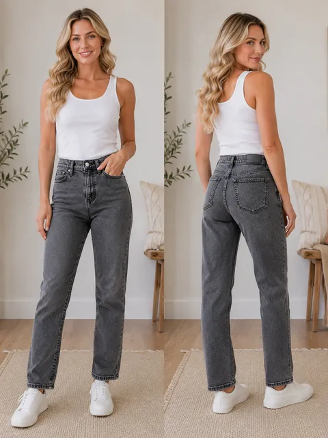 Madewell The Perfect Vintage Jeans Washed Black High Rise Straight Size 24