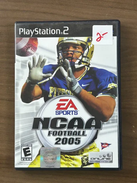 NCAA Football 2005 PS2 PlayStation 2 Game Disc Manual Case EA Sports 2004