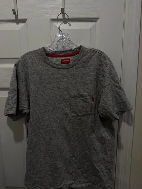 Supreme Pocket T-Shirt Gray