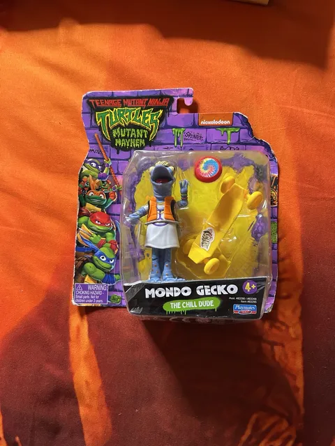 Playmates TMNT Mutant Mayhem Mondo Gecko Action Figure New