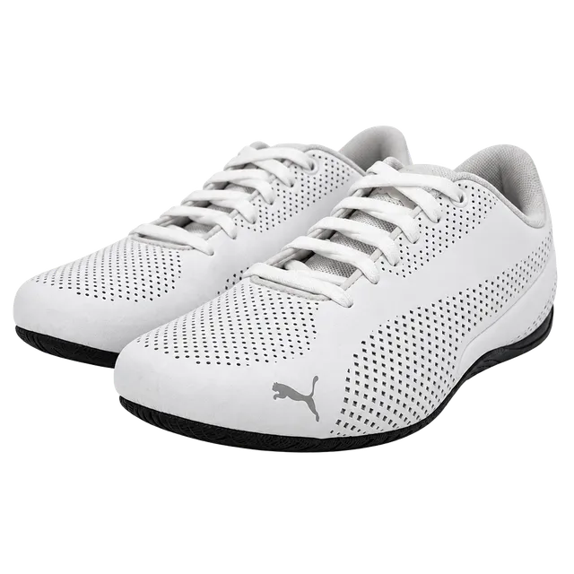 PUMA Drift Cat 5 Ultra White Driving Sneakers - SZ 9.5 Men - great condition!