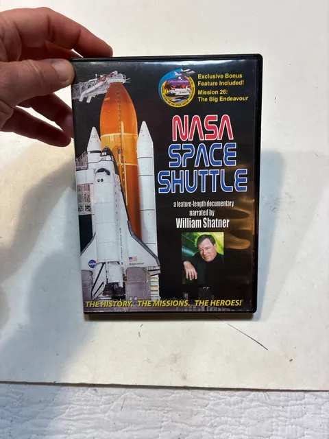 NASA Space Shuttle DVD Documentary Narrated By William Shatner