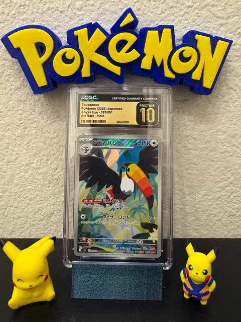 2026 Pokemon Japanese Abyss Eye Toucannon Art Rare AR #092/081 CGC 10 Pristine