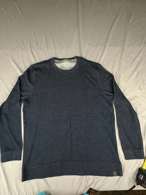 Legacy Copper & Oak Supply Co Thermal Shirt Size XL Blue Crewneck