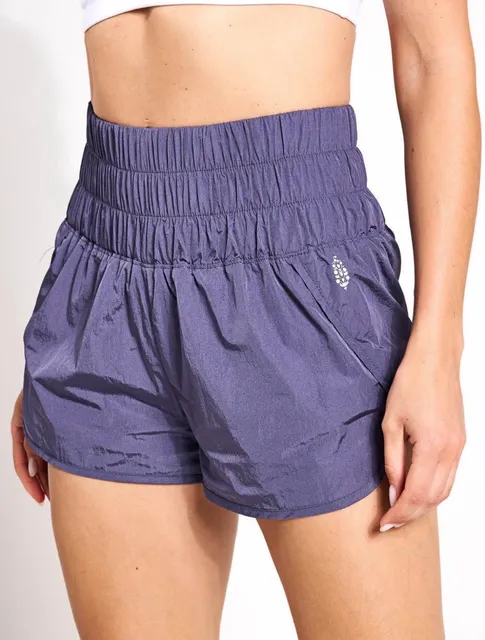 FP Movement The Way Home Shorts Purple Brief Lined Running Active Women's M