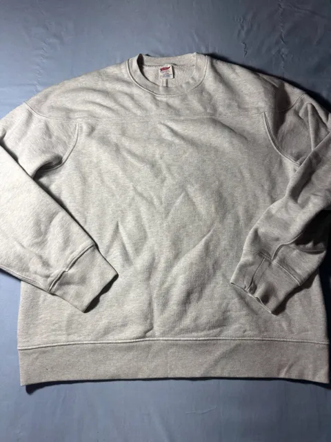 J.Crew Sweatshirt Size Large Gray Crewneck Pullover