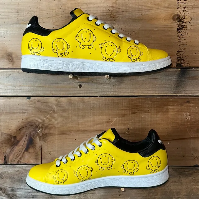 Adidas Stan Smith II Y4 Mr. Happy Size 11 Yellow Sneakers
