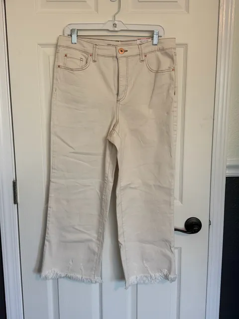 NWT INC Denim Core Wide Leg Crop 10/30
