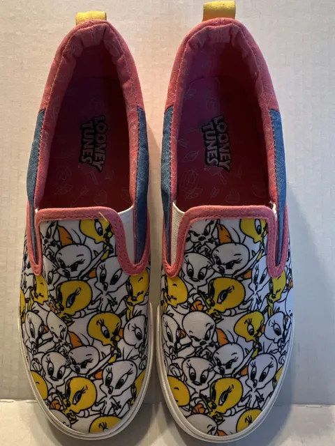 Ground Up Looney Tunes Tweety Bird Slip On Size 7