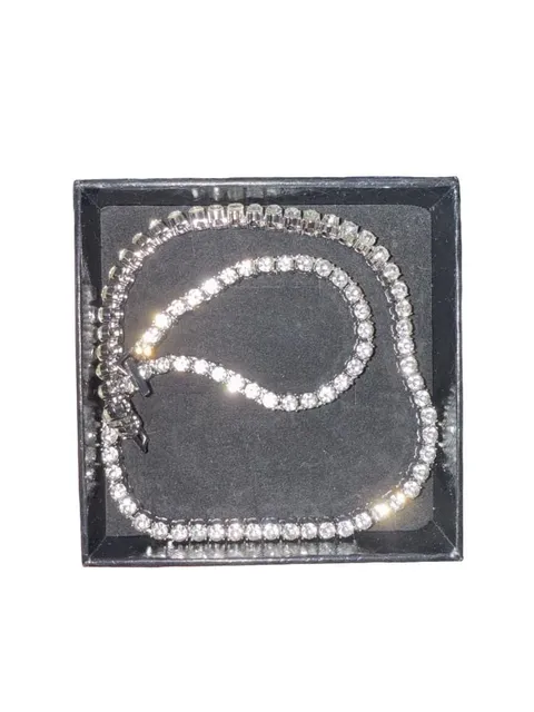 White Cubic Zirconia Platinum Plated Necklace 70.00ctw - BFJ313