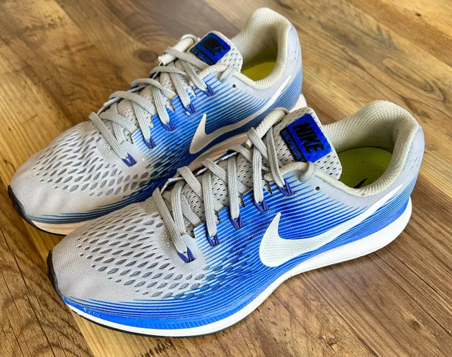 Nike Air Zoom Pegasus 34 Running Shoes Blue Grey