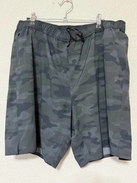 DSG Athletic Shorts XL Black Camo Workout Gym Running