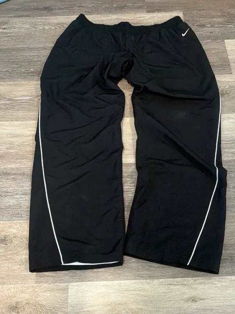 Nike The Athletic Dept. Track Pants XL Black White Piping