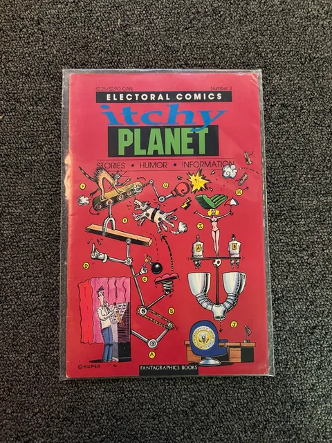 Itchy Planet Number 3 Electoral Comics Comic Book