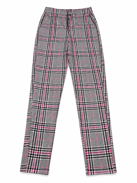 Plaid O-Ring Zip Front Pants