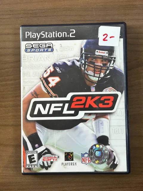 NFL 2K3 PS2 2002 Sega Sports PlayStation 2 CIB Complete w/ Manual