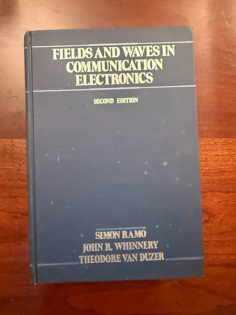Fields and Waves in Communication Electronics Second Edition Book