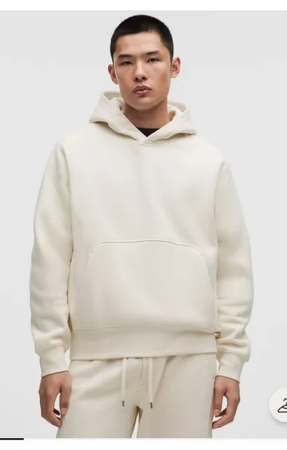 Lululemon Steady State SuperLoft Pullover Hoodie Light Ivory XXL