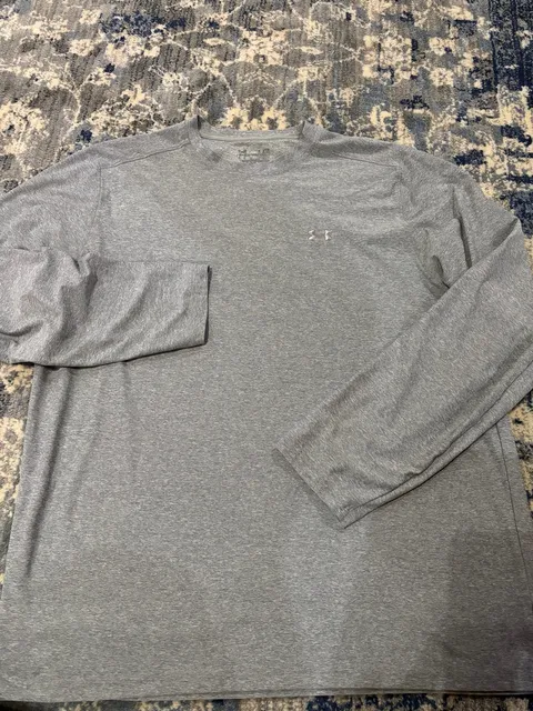 Under Armour Long Sleeve Shirt Grey Polyester Blend