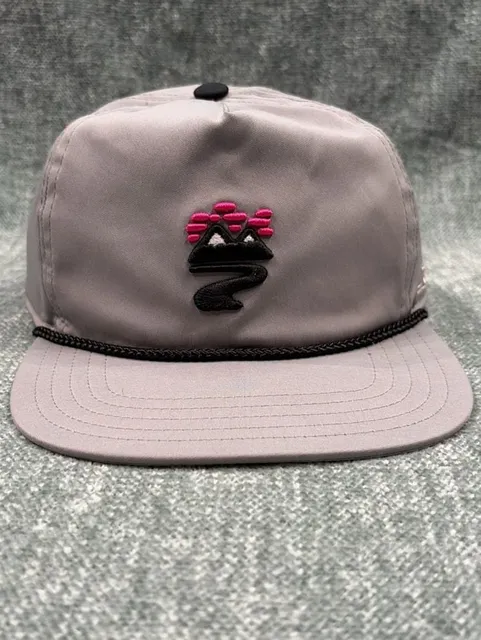 Coal Custom x evo Snapback Hat Gray Mountain Logo NWOT