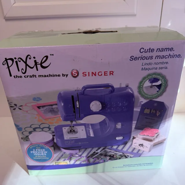 SINGER Pixie The Craft Machine by Singer Purple Sewing Machine in Box