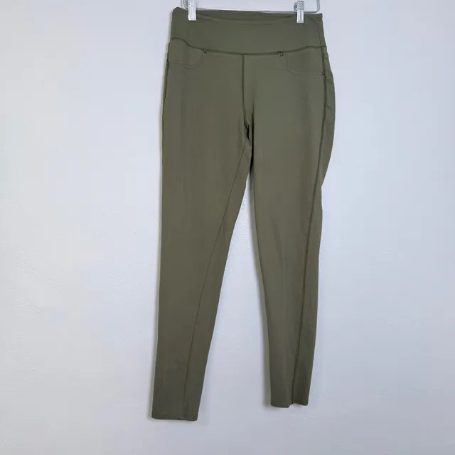 Glyder Pure Pocket Legging Moss Green High Waist 10