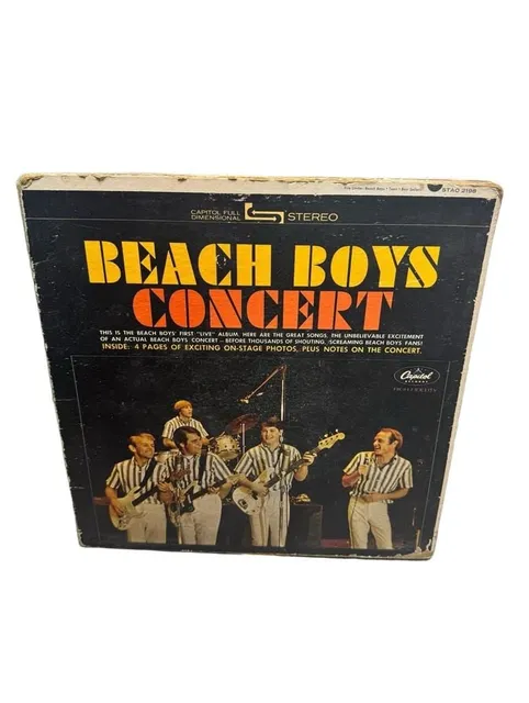 Capitol Records The Beach Boys Concert Vinyl LP Album STAO 2198