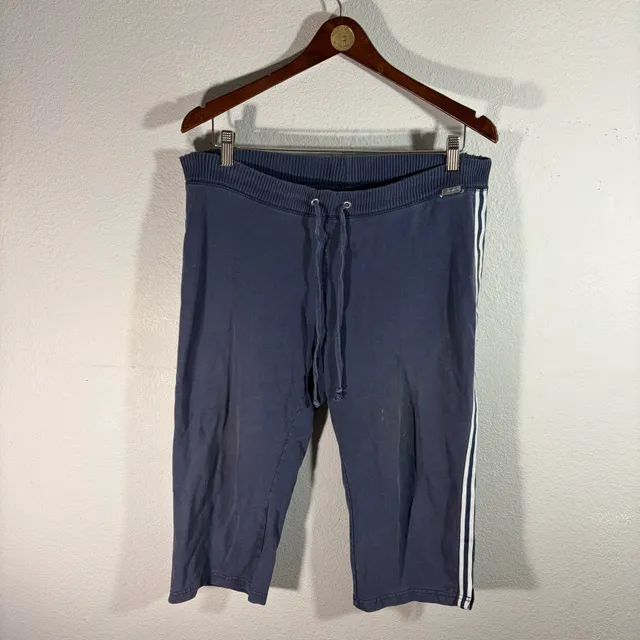 Vintage Y2K Blue Stripped Capris