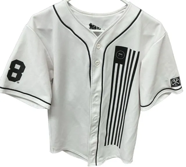 Civil Regime Baseball Jersey Size M White Black