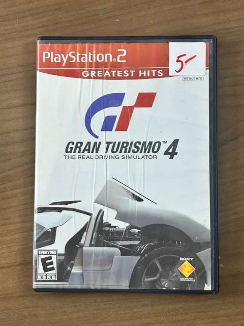 Gran Turismo 4 Greatest Hits PS2 2005 NTSC-U/C Disc & Case No Manual