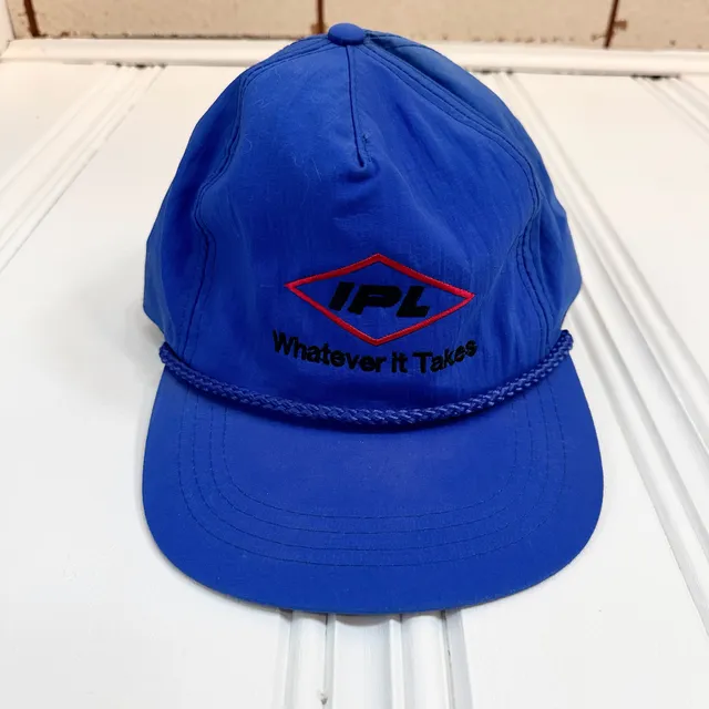 Vintage IPL “Whatever It Takes” Rope Hat Blue Cap 