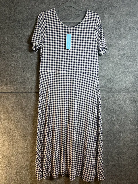 Draper James Midi Dress Size L Blue New