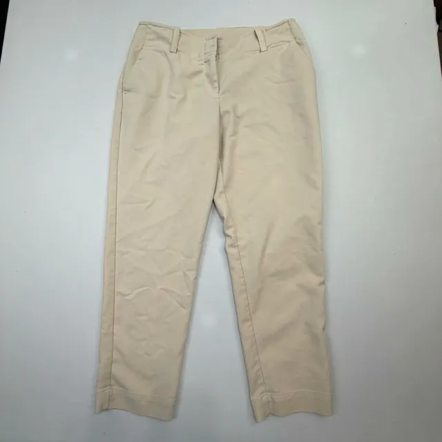 Prologue Pants Size 6 Beige Casual Crop Trousers