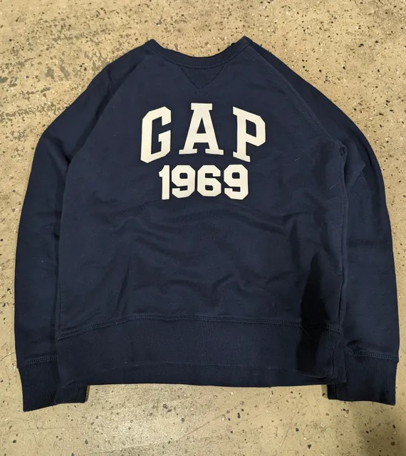 GapKids 1969 Logo Sweatshirt XXL 14-16 Blue Crewneck