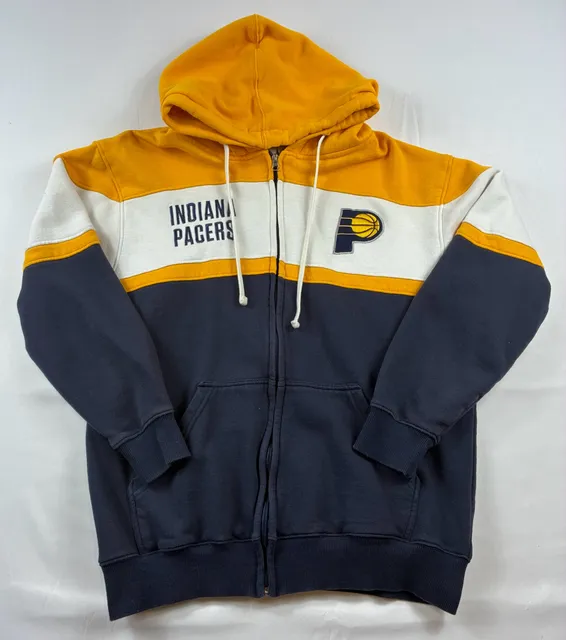 Fanatics Indiana Pacers Full Zip Hoodie Size M Colorblock