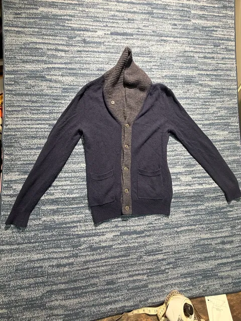 J.CREW Blue Cardigan Sweaters for Men