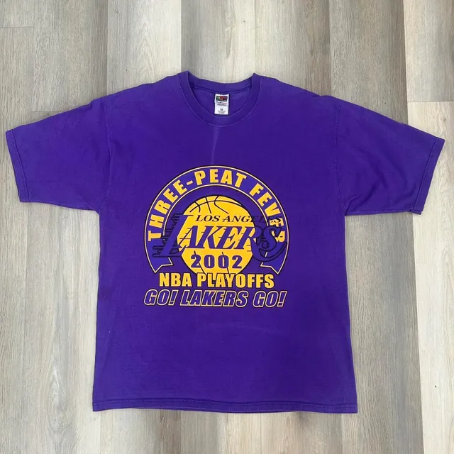 Fruit of the Loom Los Angeles Lakers T-Shirt XL 2002 NBA Playoffs