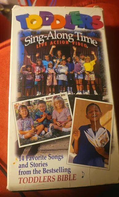 TODDLERS Sing-Along Time Live Action Video VHS Christian 