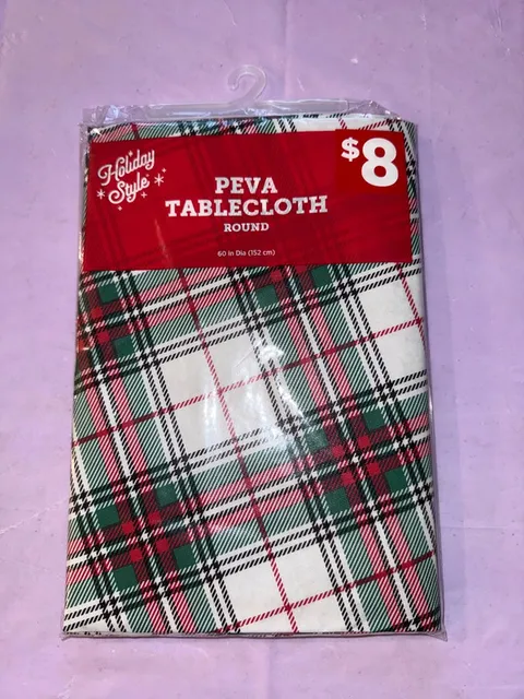 Peva tablecloth round