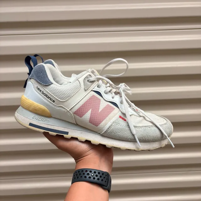 New Balance 574 Reimagined White Natural Indigo