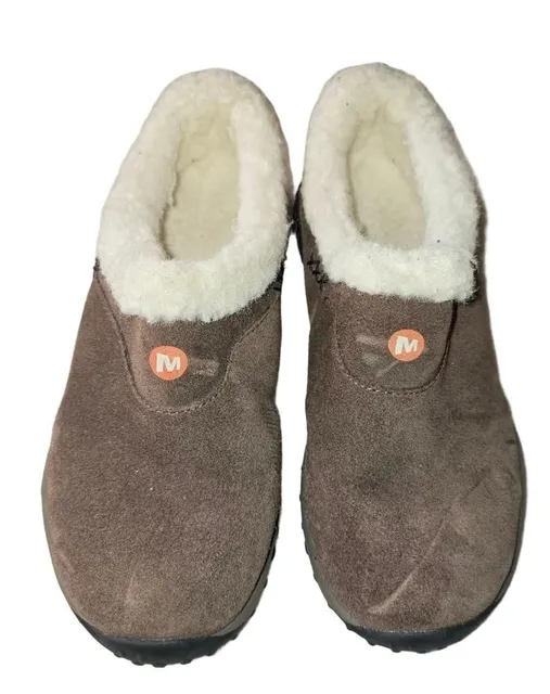 Merrell Primo Chill Suede Slip On Shoes Brown