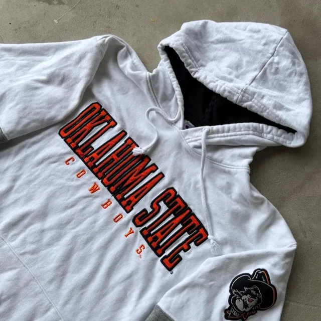 Champion Oklahoma State Cowboys Hoodie Size XL White