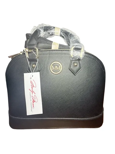 Marilyn Monroe Black Dome Handbag Purse, 2-Handles, Crossbody ...,