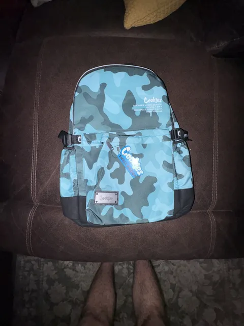 Cookies Off The Grid Smell Proof Backpack Blue Camo