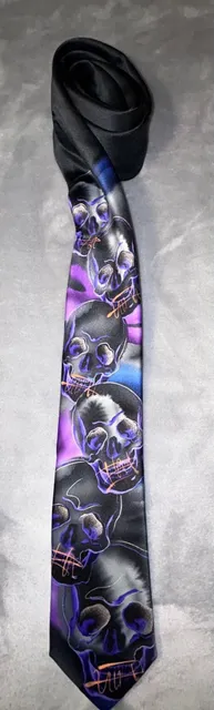 J. Garcia Plague Entity Collector's Edition Skull Neck Tie