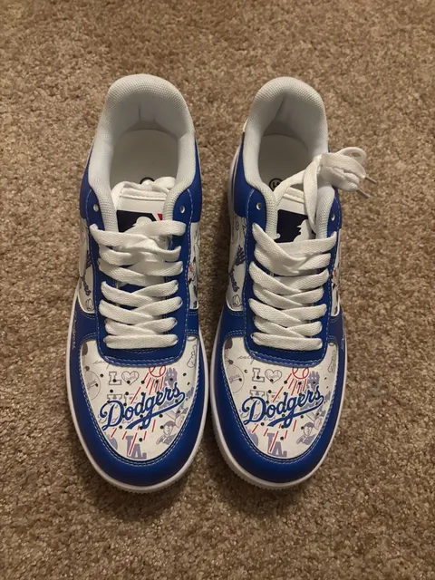 Force 1 Los Angeles Dodgers Size 41 Custom Sneakers