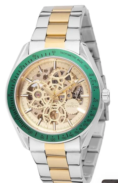 Invicta Objet D Art Skeleton Dial Two-Tone Automatic