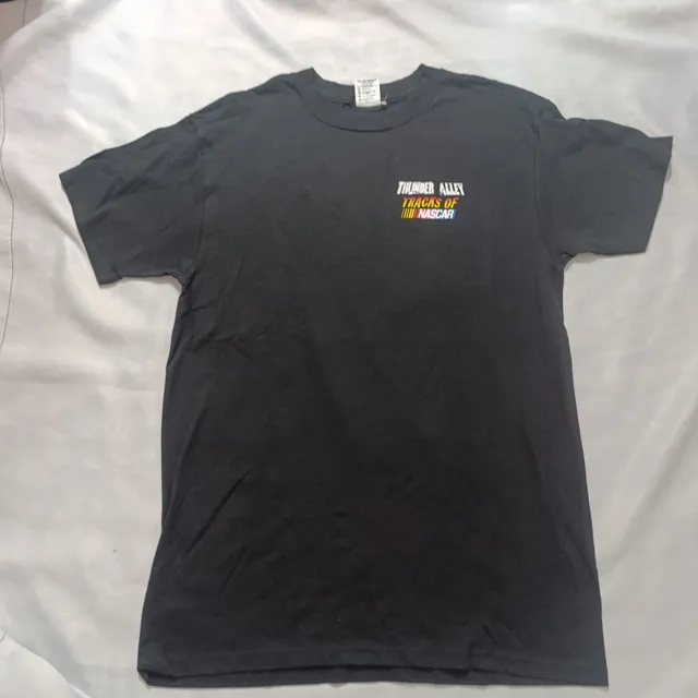 Delta Nascar Thunder Alley T-Shirt Size M Black Vintage